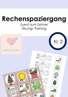Vorschau - Arbeitsblätter - Rechenspaziergang - Zuerst zum Zehner - Deckblatt