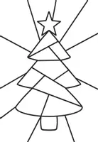 Vorschau - Mal- und Bastelvorlagen - Malvorlagen im Pop-Art-Stil zu Weihnachten - Zum Ausmalen oder selbst Gestalten - Seite 1