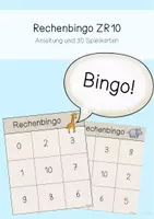 Vorschau - Spiele - Bingo ZR10 - Rechenbingo - Deckblatt
