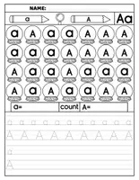 anteprima - Esercizi - Handwriting Upper & Lowercase | Lettere da Colorare - Pagina di copertina
