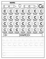 anteprima - Esercizi - Handwriting Upper & Lowercase | Lettere da Colorare - Pagina 2