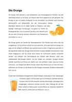 Vorschau - Arbeitsblätter - Die Orange – ein Textverständnis für die 4-6. Klässe inkl. Lösungen - Seite 2