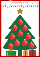 anteprima - Materiale di supporto/inclusione - I numeri del Natale - Pagina di copertina