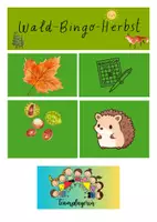 Vorschau - Arbeitsblätter - Wald-Bingo für den Herbst - Deckblatt