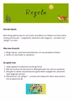 Vorschau - Arbeitsblätter - Wald-Bingo für den Herbst - Seite 1