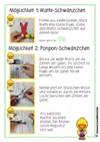 Vorschau - Mal- und Bastelvorlagen - Bastelanleitung für Osterhasen aus Papier - Seite 3