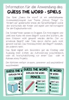 Vorschau - Spiele - SCHOOL THINGS - Guess the word - Seite 1