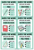 Vorschau - Spiele - SCHOOL THINGS - Guess the word - Seite 3