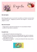 Vorschau - Arbeitsblätter - Wald-Bingo für den Frühling - Seite 1