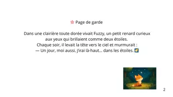 Aperçu - Autre type de ressources - fuzzy le petit renard astronaute - Page 1