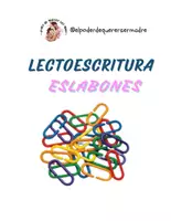 Vista previa - Tarjetas / Manipulativos - ABECEDARIO CON ESLABONES - página 1