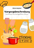 Vorschau - Arbeitsblätter - Materialpaket: Vorgangsbeschreibung Kochrezepte - Deckblatt
