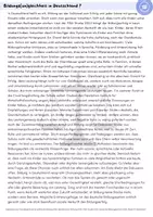 Vorschau - Arbeitsblätter - Lineare Erörterung zur Bildungsungleichheit - Seite 1