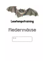 Vorschau - Arbeitsblätter - Lesetempotraining. Fledermaus. Wörter in Texten finden - Seite 2