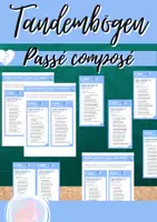 Vorschau - Arbeitsblätter - Tandembögen: À deux, c'est mieux! (Passé composé) - Deckblatt