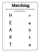 anteprima - Esercizi - Match Upper & Lowercase | Unisci le Lettere - Pagina di copertina