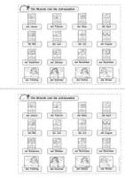 anteprima - Esercizi - Deutsch/ DaZ/ SU - A5 Übungsheft das Jahr / Jahreszeiten / Monate - (Le stagioni) - Pagina 2