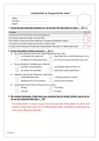 Vorschau - Arbeitsblätter - Lesekontrolle zur Kurzgeschichte "Geier" - Seite 2