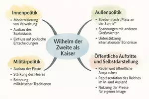 Vorschau - Arbeitsblätter - Arbeitsblätter "Was machte Wilhelm der Zweite als Kaiser?" + Lösung & MP3 + Mindmap + Infografik - Seite 2