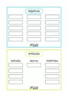 Vista previa - Juegos / Gamificación - Categorías gramaticales I (juego de asociación) - página 3