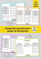 Vista previa - Juegos / Gamificación - Categorías gramaticales I (juego de asociación) - Portada