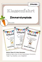 Vorschau - Anderer Materialtyp - Zimmerolympiade: Urkunden - Deckblatt
