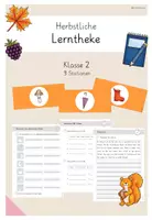 Vorschau - Arbeitsblätter - Herbstliche Lerntheke Klasse 2 - Deckblatt