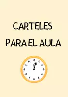 Vista previa - Decoración del aula - PACK "LAS HORAS" - página 3