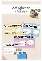 Vorschau - Arbeitsblätter - Materialpaket: Satzglieder bestimmen (Kl. 3/4) - Seite 1
