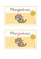 Vorschau - Bildkarten - Moderationskarten: Morgenkreis (Otter-Klasse) - Seite 3
