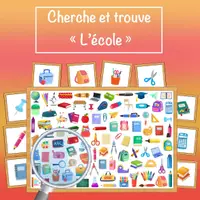 Aperçu - Jeux - Cherche et trouve "L'école" - Page de couverture