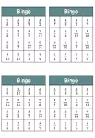 Vorschau - Spiele - Bingo - Brüche: Addieren und Subtrahieren - Seite 2