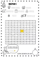Vista previa - Hojas de trabajo - Deberes de Navidad. 1º de Primaria - página 3