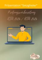 Vorschau - Präsentationen/Tafelbilder - "Satzglieder verstehen"Präsentation - Deckblatt