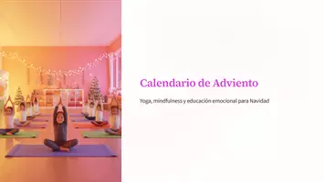 Vista previa - Para docentes: organización, planificación y formación - Calendario Adviento Infantil: Yoga y Mindfulness Navidad - página 1