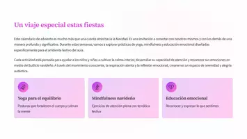 Vista previa - Para docentes: organización, planificación y formación - Calendario Adviento Infantil: Yoga y Mindfulness Navidad - página 2