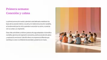 Vista previa - Para docentes: organización, planificación y formación - Calendario Adviento Infantil: Yoga y Mindfulness Navidad - página 3