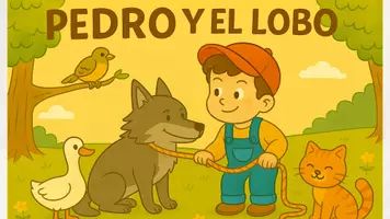 Vista previa - Hojas de trabajo - Pedro y el lobo Serguéi Prokófiev: Actividades y cuento - Portada