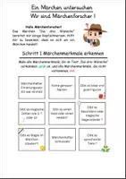 Vorschau - Arbeitsblätter - Der Holzfäller und die drei Wünsche – Märchenarbeit mit einfachen Aufgaben - Seite 3