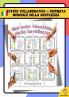 anteprima - Materiale per pittura e bricolage - Poster collaborativo – Giornata Mondiale della Gentilezza - Pagina di copertina