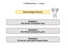 Vorschau - Spiele - 2 Wahrheiten, 1 Lüge – Dreiecksarten (Realschule Klasse 7, dreifach differenziert) - Seite 3