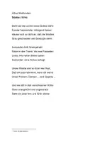 Vorschau - Klassenarbeiten - Deutsch Klassenarbeit Großstadtlyrik (2) - Seite 1