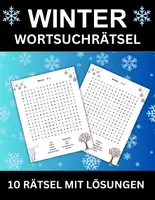 Vorschau - Spiele - Winter Wortsuchrätsel : 10 Rätsel mit Lösungen - Deckblatt