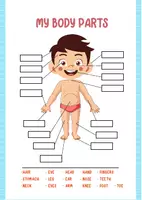 anteprima - Esercizi - Explore & Learn Body Parts Adventure Activity Book - Pagina 1