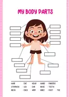 anteprima - Esercizi - Explore & Learn Body Parts Adventure Activity Book - Pagina 2