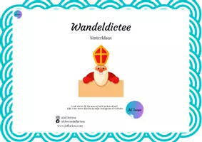 Voorbeeld - Juf Larissa - Wandeldictee Sinterklaas - Voorblad