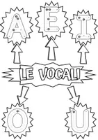 anteprima - Esercizi - Traccia le VOCALI Maiuscolo e minuscoloTracing Worksheet - Pagina 1
