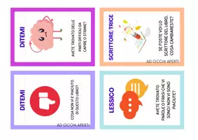 anteprima - Flashcard - CARTE PER PARLARE DI LIBRI - Pagina 2