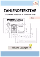 Vorschau - Arbeitsblätter - Knobelheft Mathematik - Zahlenraum 10.000 - Deckblatt