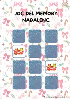 Vista previa - Tarjetas / Manipulativos - Joc Memory Nadal - Portada